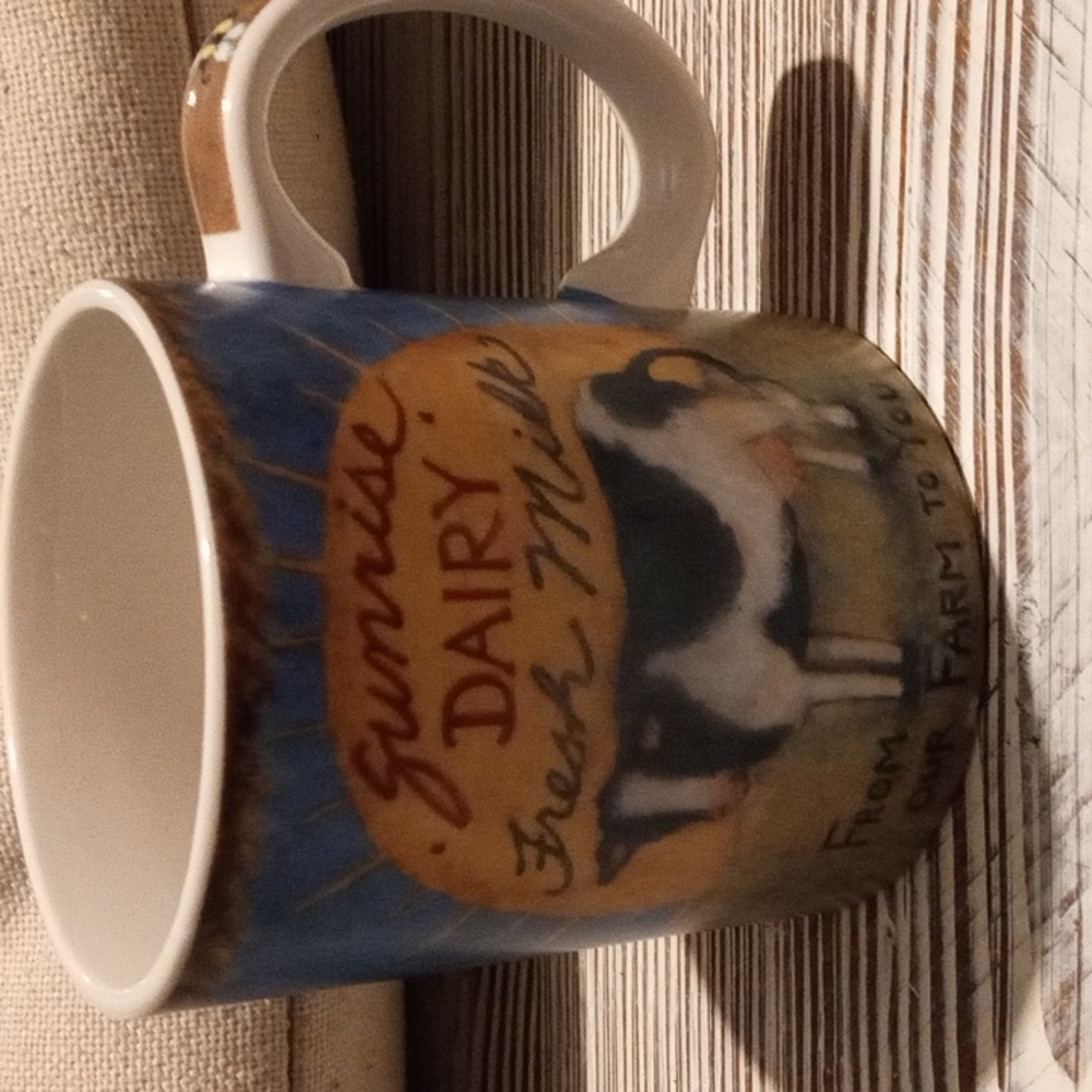 Cracker Barrel Farmers Market coffee mug set